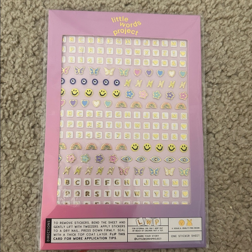 Little Words Project Nail Decal